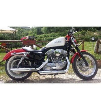 FILTRO ARIA DRAGTRON II HIGH POWER 6" CROMATO PER HARLEY DAVIDSON XL SPORTSTER '07-'18