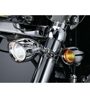 P-CLAMP CHROME HALTER FÜR GABEL 39-41 MM STRAHLT CUSTOM MOTORRAD UND HARLEY DAVIDSON