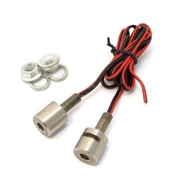 BOULONS DE FIXATION DE PLAQUE LED BLANCHE POUR MOTO CUSTOM ET HARLEY