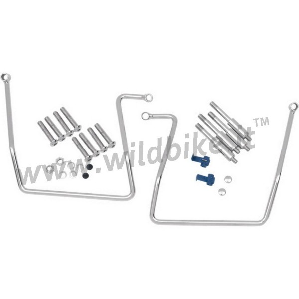 SADDLEBAGS SUPPORTS HARLEY FXD DYNA GLIDE/STREET/BOB/WIDE GLIDE ' 91-' 14