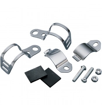 UNIVERSAL FORK-MOUNT MARKER LIGHT BRACKETS CUSTOM MOTORCYCLE AND HARLEY