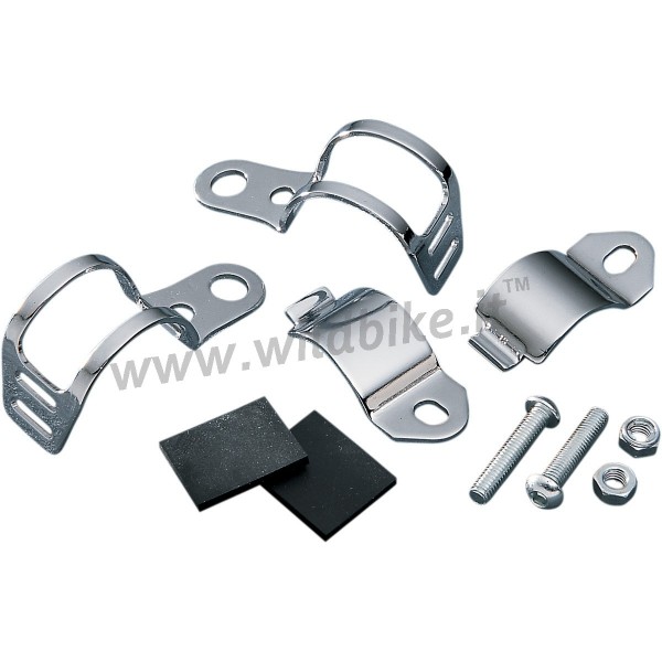 UNIVERSAL FORK-MOUNT MARKER LIGHT BRACKETS CUSTOM MOTORCYCLE AND HARLEY