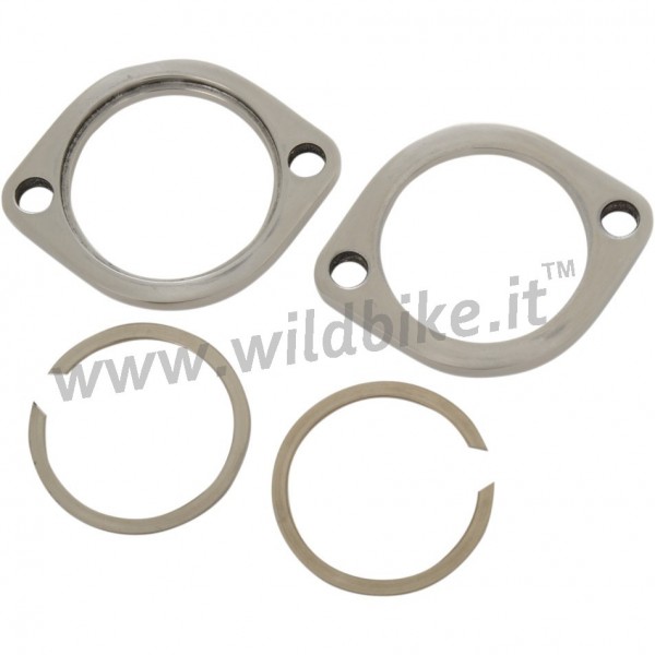 KITS DE BRIDE DE RACCORDEMENT COLLECTEURS  ACIER INOX SYSTÈMES D'ÉCHAPPEMENT HARLEY DAVIDSON
