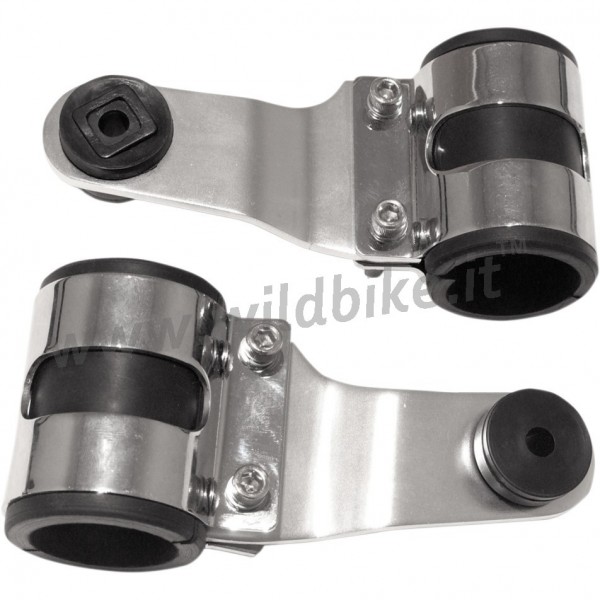 FORK SIDE MOUNT LIGHTWEIGHT HEADLAMP BRACKETS CUSTOM MOTORCYCLE AND HARLEY DAVIDSON