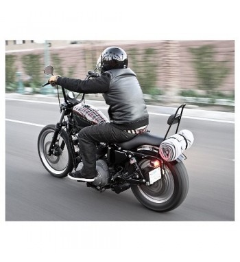 SISSY BAR BURLY HAUR AVEC COUSSIN PAD HARLEY DAVIDSON SPORTSTER XL '04-'14 