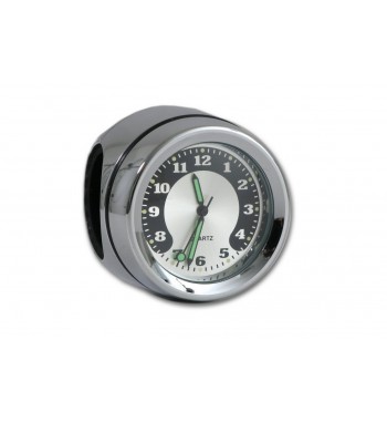 OROLOGIO UNITECH IN ALLUMINIO PER MANUBRI DA 22/25 MM. MOTO CUSTOM E HARLEY