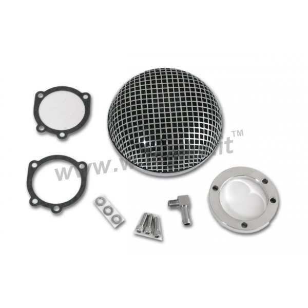 SCATOLA KIT FILTRO ARIA BOBBER RETRO STYLE HARLEY DAVIDSON TOURING '08-'14