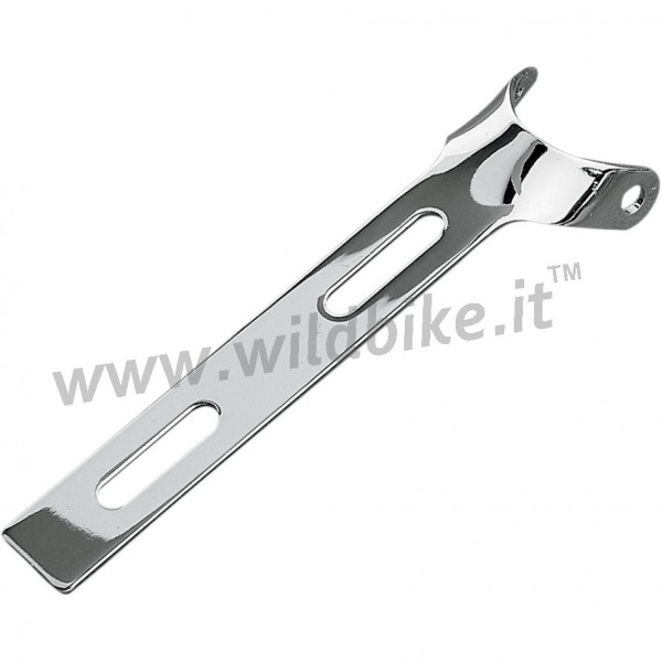 STAFFA DI SUPPORTO UNIVERSALE OSCILLANTE CURVA PER SELLA A MOLLE MOTO CUSTOM E HARLEY DAVIDSON 