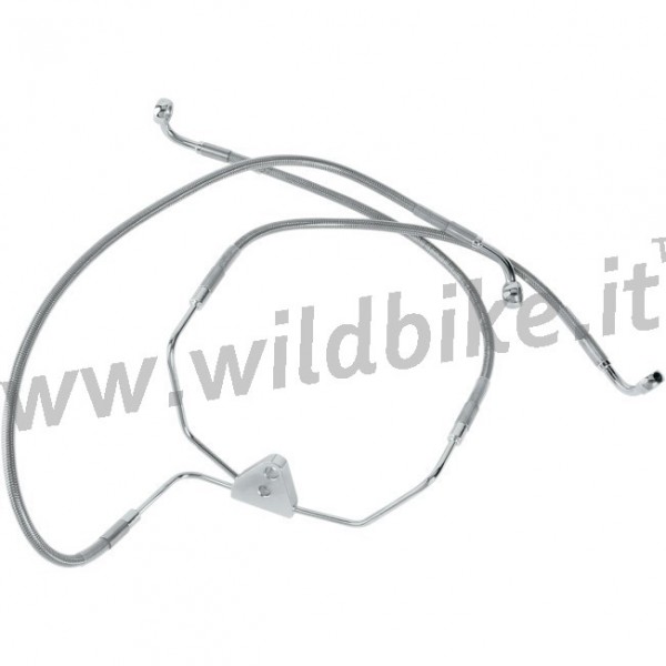 CABLE STANDARD STAINLESS STEEL LINE KITS FRONT BRAKE HARLEY DAVIDSON FLHT ELECTRA GLIDE '96-'07