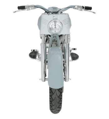 PHARE CENTRAL SMOOTH STYLE CROME 5 3/4 "-140 MM CUSTOM BIKE et HARLEY