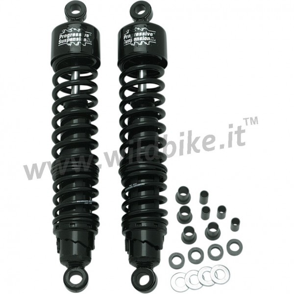 PROGRESSIVE SUSPENSION SHOCKS 413 SERIES HI PERF 15" HARLEY DAVIDSON XL SPORTSTER IRON NIGHTSTER FORTY EIGHT