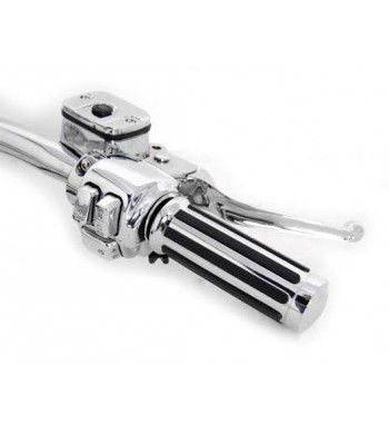 LENKER CHROM STEUERSchalterGehäuse Kit HARLEY DAVIDSON FXST FLST SOFTAIL '06-'10