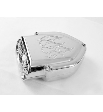 AIR FILTRE KIT V-CHARGER COUVERCLE FLAME HIGH POWER HARLEY DAVIDSON XL SPORTSTER '07-'15