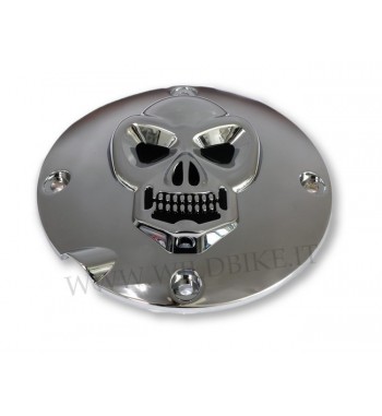 COPERCHIO FRIZIONE TESCHIO CROMATO HARLEY XL SPORTSTER 883/1200 '91..'03
