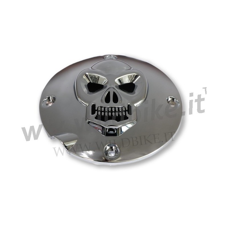 COPERCHIO FRIZIONE TESCHIO CROMATO HARLEY XL SPORTSTER 883/1200 '91..'03