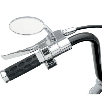 MANOPOLE CUSTOM AD ALTA ADERENZA CON TAPPO CROMATO PER HARLEY DAVIDSON