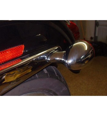 SUPPORT ARRIÈRE de clignotant CHROME HARLEY DAVIDSON SPORTSTER XL '02 -'14