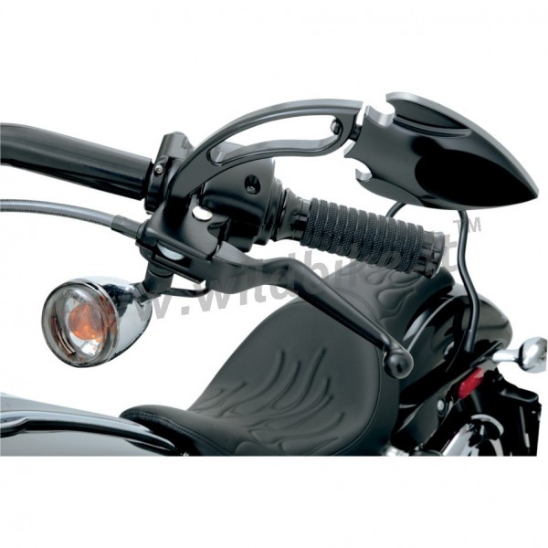 CONTOUR BLACK LEVERS FOR HARLEY DAVIDSON TWIN CAM 1999-2017