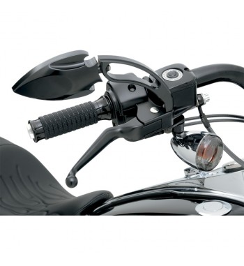 CONTOUR BLACK LEVERS FOR HARLEY DAVIDSON TWIN CAM 1999-2017