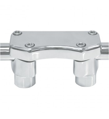 RISER COMPLETO KIT ALZA MANUBRIO 1"  DA 38 MM. 1 1/2" CROMATO  PER HARLEY DAVIDSON