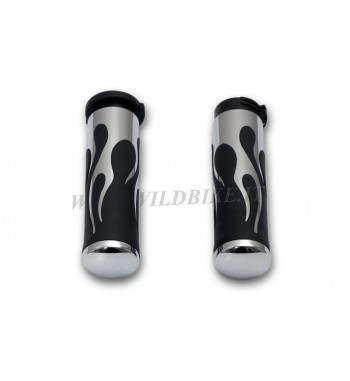 MANOPOLE CROMATE FLAME PER HARLEY DAVIDSON