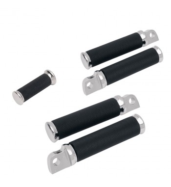 SET COORDINATO PEDANE HOTOP CROMATE PER HARLEY DAVIDSON