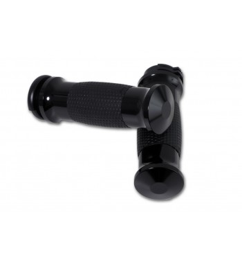 GRIPS AVON GEL 3-RING BLACK FOR HARLEY DAVIDSON MOTORCYCLE