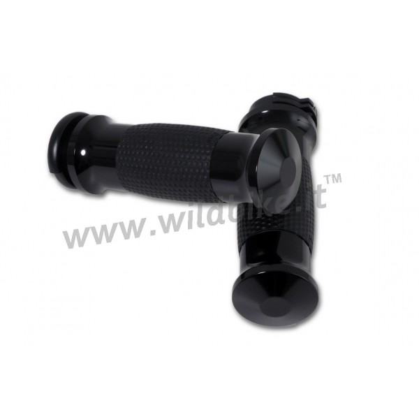 POIGNÉES AVON GEL 3-RING NOIR POUR HARLEY DAVIDSON MOTO