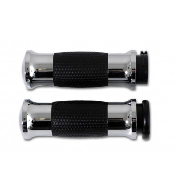 GRIFFE AVON MIT GEL 3-Ring CHROM für Harley Davidson-Motorrad