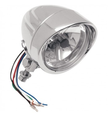 FARO SPOTLIGHT BULLET LATERALE 3 LUCI CROMATO CON VISIERA