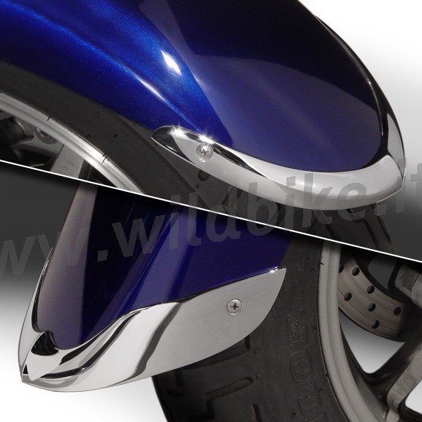 ACCENT CONSEILS PARE-CHOC AVANT CHROME AILE POUR YAMAHA XVS 1300 MIDNIGHT STAR
