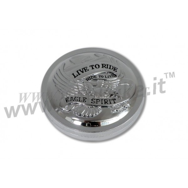 TANK CAP LIVE TO RIDE CHROME HARLEY DAVIDSON XL SPORTSTER 1996-2022