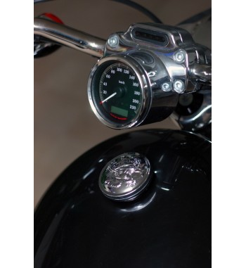 BOUCHON DE RÉSERVOIR LIVE TO RIDE CHROME POUR HARLEY DAVIDSON XL SPORTSTER