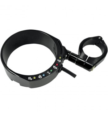 SUPPORTO NERO DI POSIZIONAMENTO CONTACHILOMETRI CON SPIE LED HARLEY DAVIDSON XL SPORTSTER '95-'13