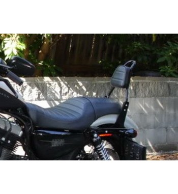 SISSYBAR KIT KHROME WERKS TAPERED NERO HARLEY DAVIDSON XL SPORTSTER  '04-'14