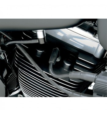 COUVERTURES ALUMINIUM PLAQUES TÊTE BOULON CHROME POUR HARLEY DAVIDSON