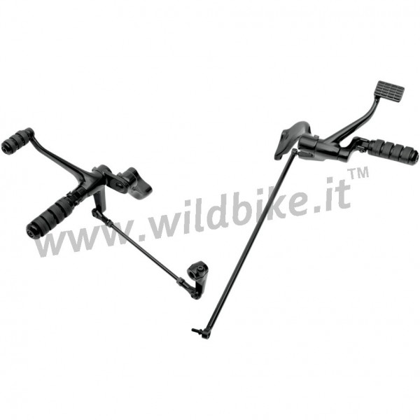 COMANDI AVANZATI ESTESI NERI PER HARLEY DAVIDSON XL SPORTSTER '04-'13