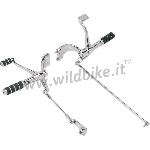 COMMANDES AVANCEES CHROME POUR HARLEY DAVIDSON XL SPORTSTER '04-'13