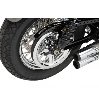 CHROME PULLEY COVER FOR HARLEY DAVIDSON XL SPORTSTER '04-'18