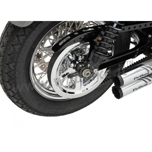 CHROME PULLEY COVER FOR HARLEY DAVIDSON XL SPORTSTER '04-'18