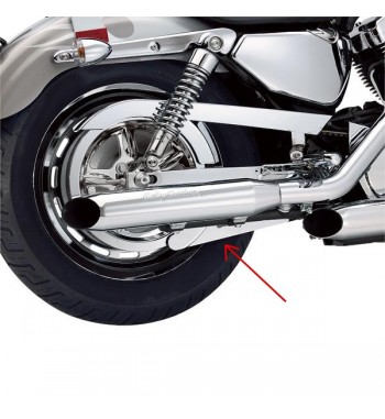 COPRI CINGHIA  INFERIORE CROMATO HARLEY SPORTSTER IRON NIGHTSTER 