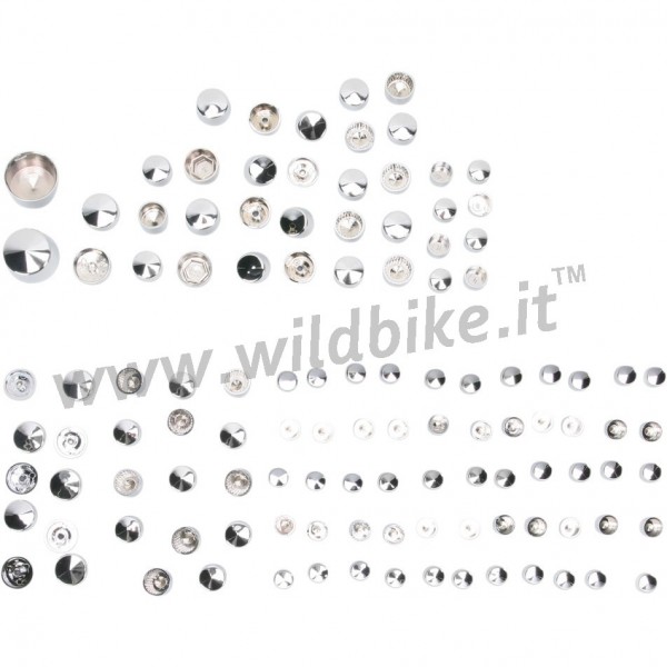 COUVERTURE BOULON KITS DE LUXE CHROME HARLEY DAVIDSON FLH FLT '09-'14