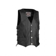 motorcycle leather vest