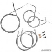 Steel pipes and cables in kit